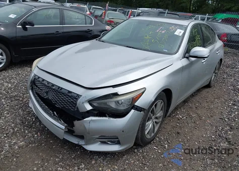 2014 Infiniti Q50 Premium/Sport из США, поврежденный, VIN JN1BV7AP8EM686144